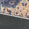Moirang Blue Tones Traditional Nonslip Rug