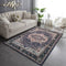 Moirang Blue Tones Traditional Nonslip Rug