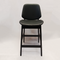 Lisbon Counter Barstool Black Frame, Black PU Seat