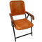 Semoy Folding Leather Accent Dining Chair