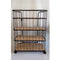 Drava Iron Wooden Low Shelf Trolley