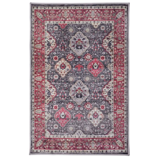 Gilgit Multicolour Traditional Nonslip Rug