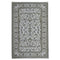Nain Recycled plastic rug in beige.