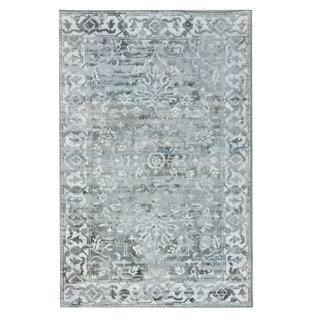 Shay Grey Traditional Rug