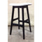 Gudena Counter Barstool - Black frame White PU seat