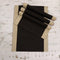 Set of 4 Black & Cream Cotton Table Mats