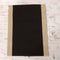 Set of 4 Black & Cream Cotton Table Mats