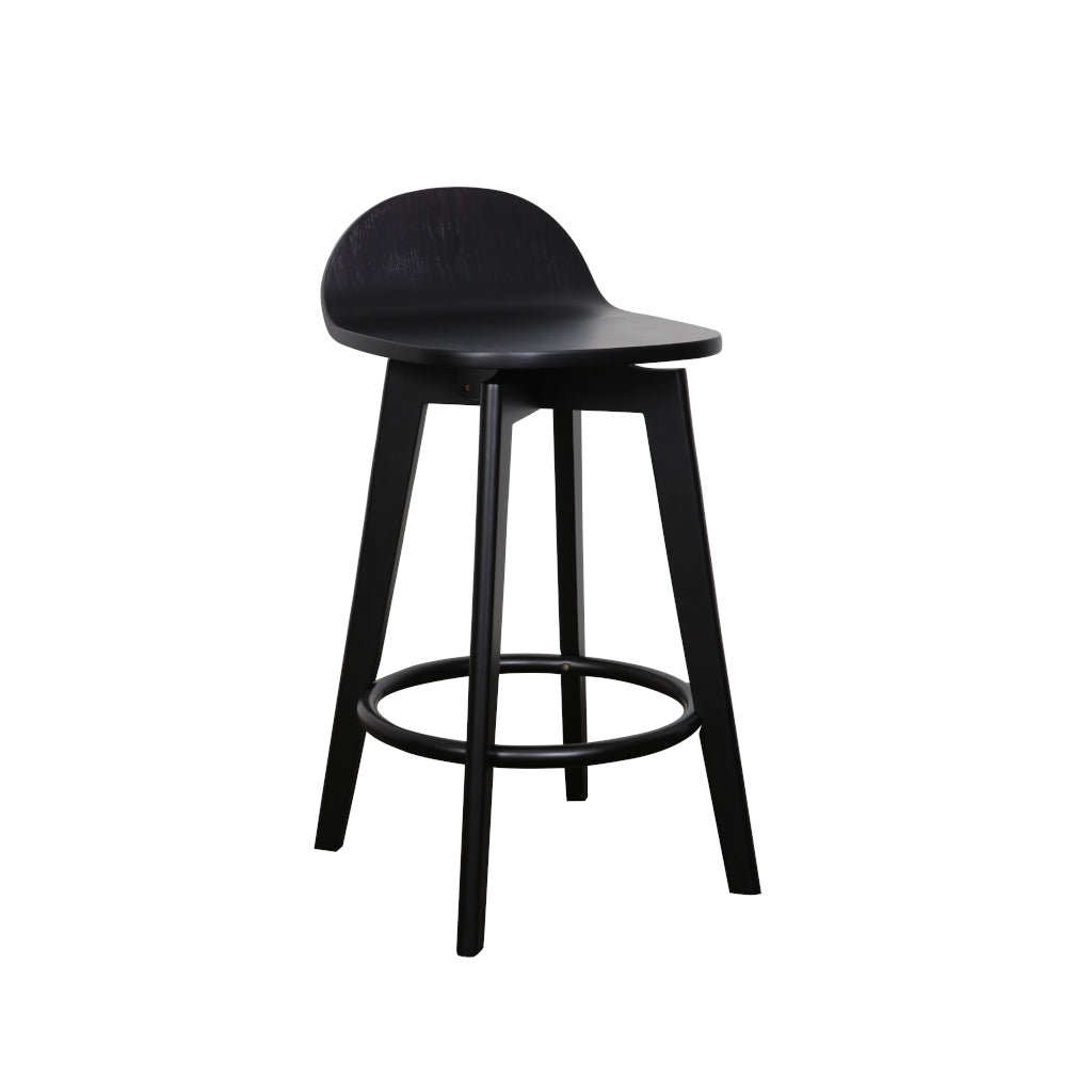 Calay Counter Barstool all timber- Black