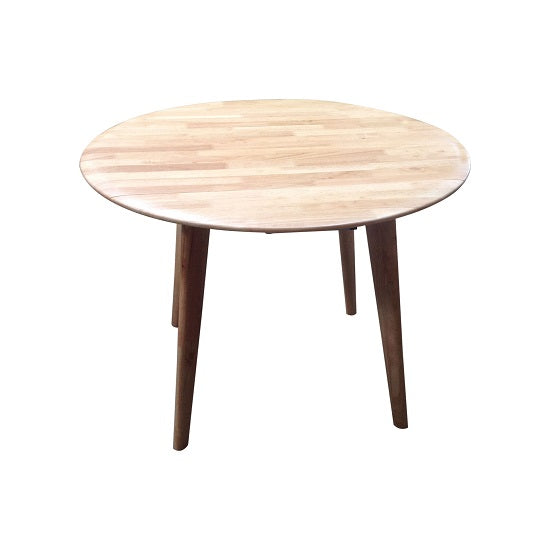 Drop-Side Round Table (Natural)