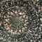 Jute Round Print Mat - Aztec