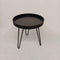 Lara Black Round Lamp Table
