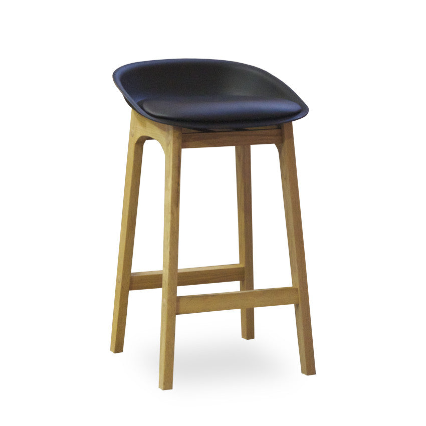 Lambada Kitchen Stool (Black)