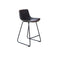 Mandy Skid Counter Bar Stool (Black)
