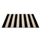 Nyoma Black Striped Outdoor Rug