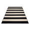 Nyoma Black Striped Outdoor Rug