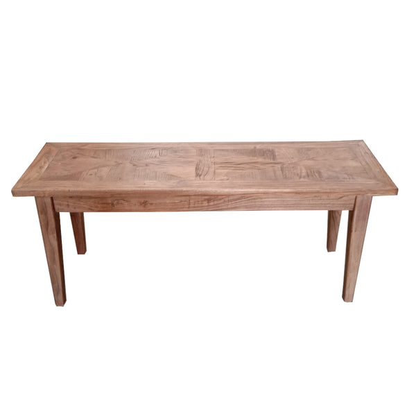 Parquetry Elm Bench