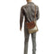 Passport Canvas Leather Flap Sling Bag