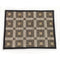 Set of 4 Squares Cotton and Straw Table Mats