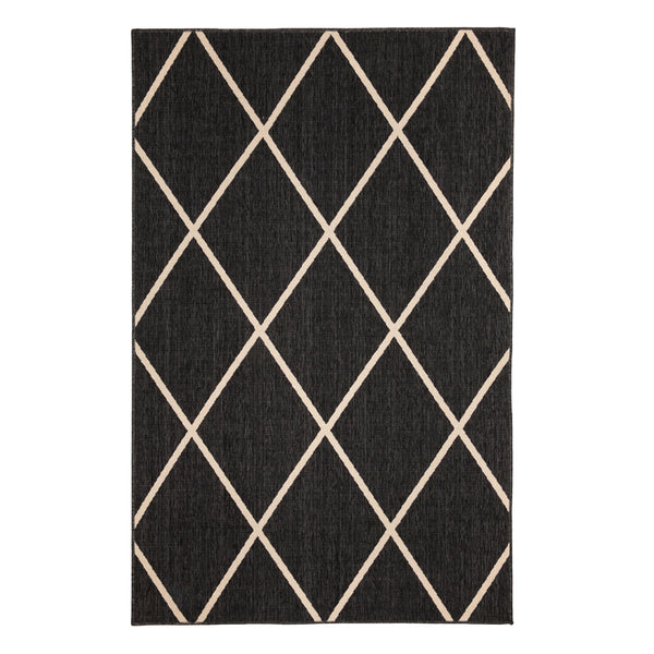 Tucson Black Outdoor Rug