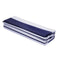 Brittany Blue and White Stripes Recycled Plastic Outdoor Rug