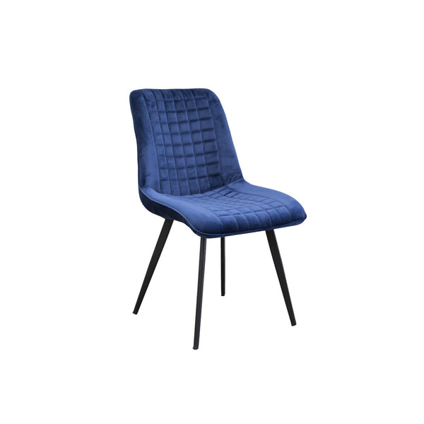 Clay Dining Chair - Navy Velvet