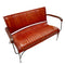 Barber Leather & Iron Sofa