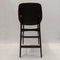 Lisbon Counter Barstool Black Frame Ebony (black) Fabric Seat