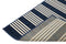 Mariona Blue Striped Polypropylene Outdoor Rug