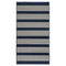 Mariona Blue Striped Polypropylene Outdoor Rug