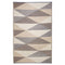 Monaco Champagne Beige and Cream Multicoloured Modern Recycled Plastic Outdoor Rug