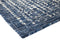 Pearl Blue Floral Distressed Polypropylene Outdoor Rug