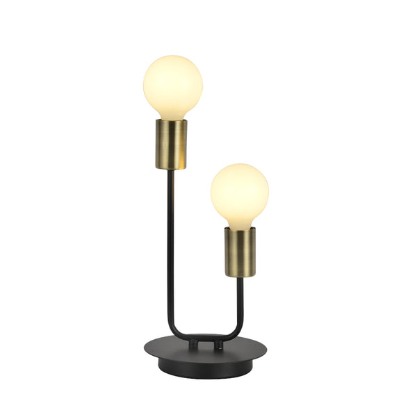 Roma 2 light table lamp