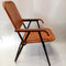 Semoy Folding Leather Accent Dining Chair