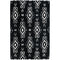 Surah Black and White Tribal P.E.T Indoor Outdoor Rug