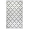 Tangier Grey and White Recycled Plastic Outdoor Rug