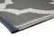 Tangier Grey and White Recycled Plastic Outdoor Rug