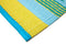 Tromso Multicoloured Blue Scandinavian Recycled Plastic Outdoor Rug