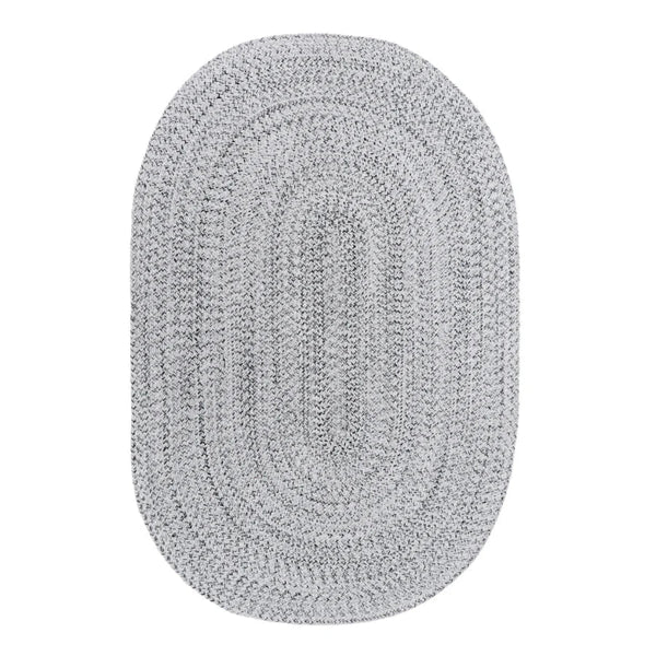 Tula Oval rug in grey