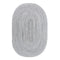 Tula Oval rug in grey