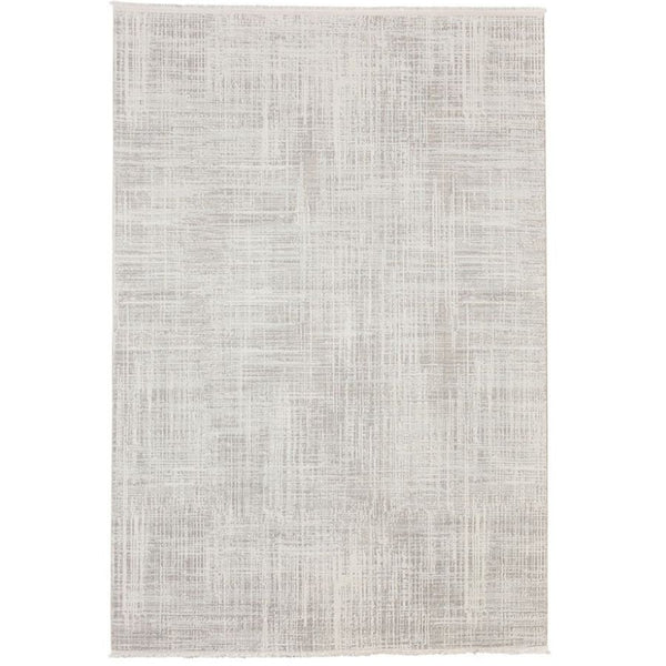 Textured gray area rug 