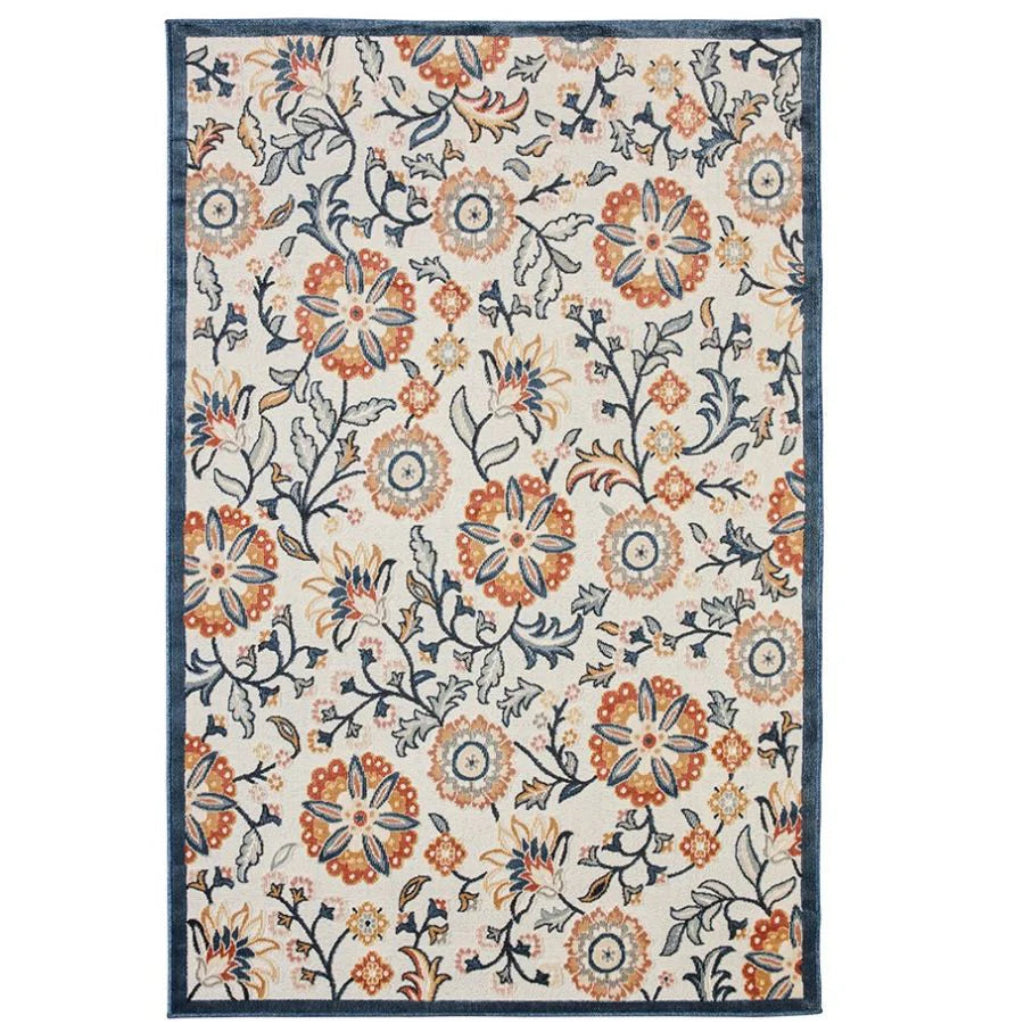Multicolour Floral design Rug 