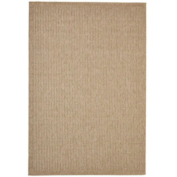 Beige woven rug
