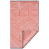 Tokyo Burnt Rug in red/orange and white