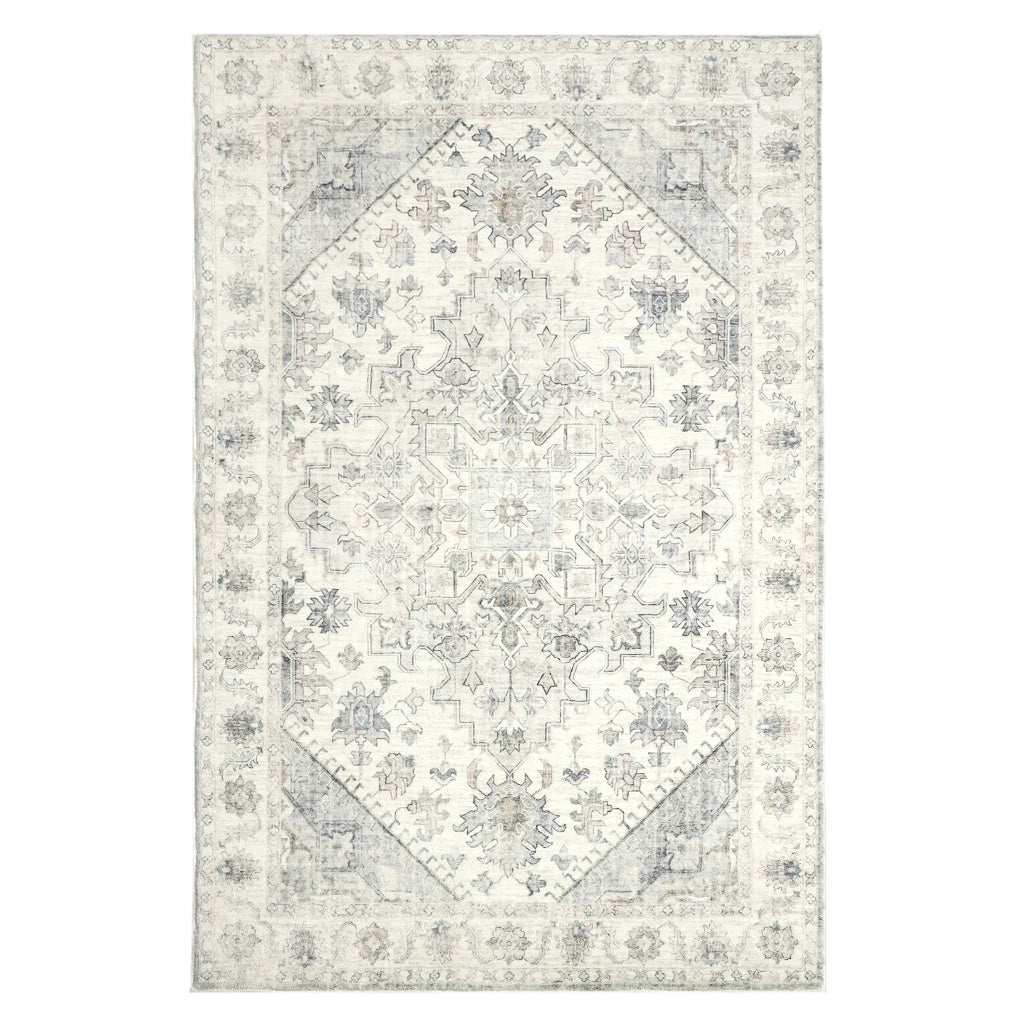 Santiago Grey Traditional Rug – Bohemio Furniture