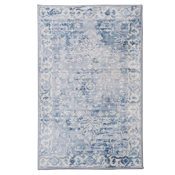 Shay Blue Traditional Rug