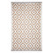 Aztec Beige and White Recycled Plastic Rug