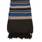 Cotton Throw Rug - Black and Blue