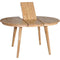 Belmont Butterfly Extension Round Dining Table Natural