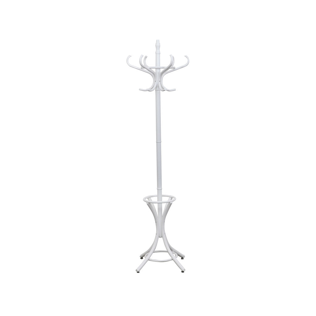 Bentwood white hat stand