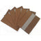 Set of 6 Brown Cotton Table Mats